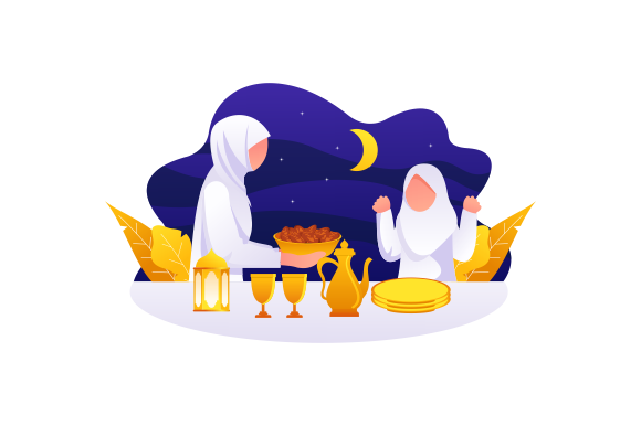 Download Iftar Eating After Fasting Feast Party - Fasting Collection